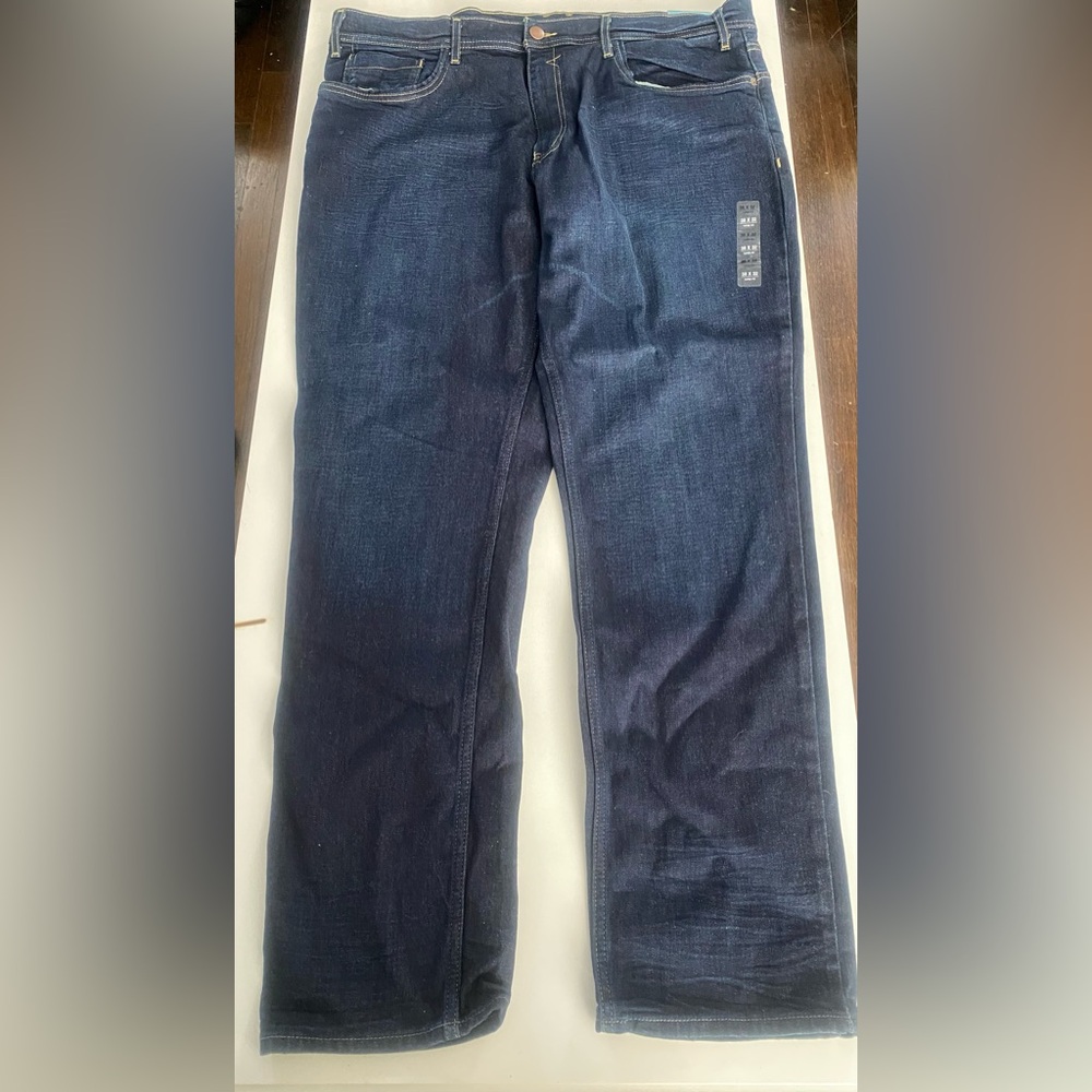 Men's Blue Tapered Blue Jeans from STRUCTURE Size 38x32